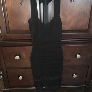 Black Marciano dress with lace accents size XS